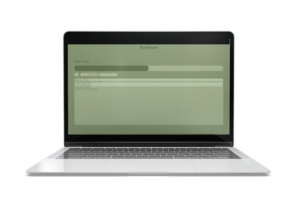 Maquette de siteWeb dans un ordinateur.